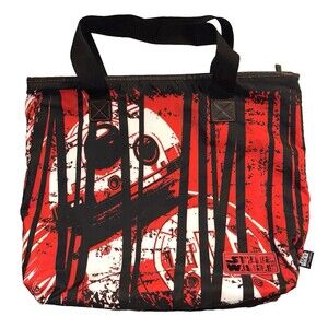 STAR WARS: BB-8 Tote Bag Disney Store Red and Black NEW! The Force Awakens
